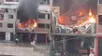 Incendio en San Juan de Miraflores.