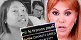 Magaly Medina tilda de 'DELINCUENTE' a Dayanita por AMENAZARLA con revelar la dirección de su casa para que le tiren piedras