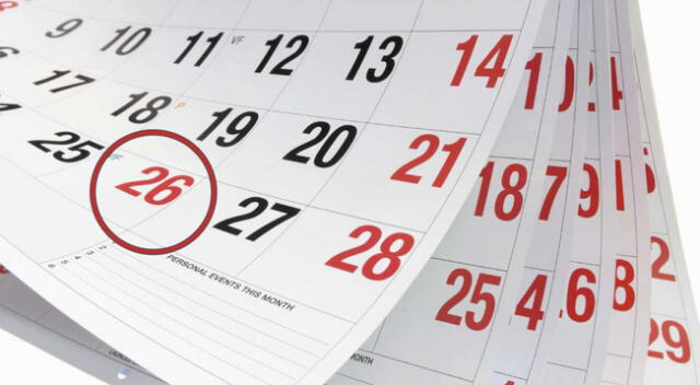 Conoce quiénes podrán descansar este 26 de mayo en Perú. Conoce quiénes podrán descansar este 26 de mayo en Perú.